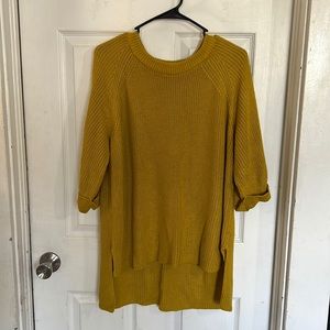 More Chunky Tunic Sweater Chartreuse L